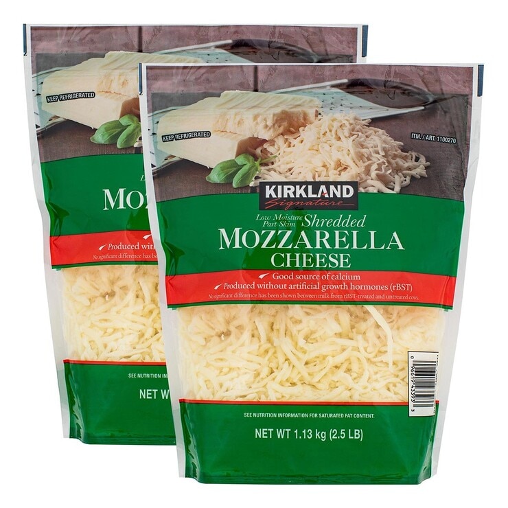 Kirkland Signature 科克蘭摩佐拉乾酪絲1 13公斤x 2包 Costco 好市多