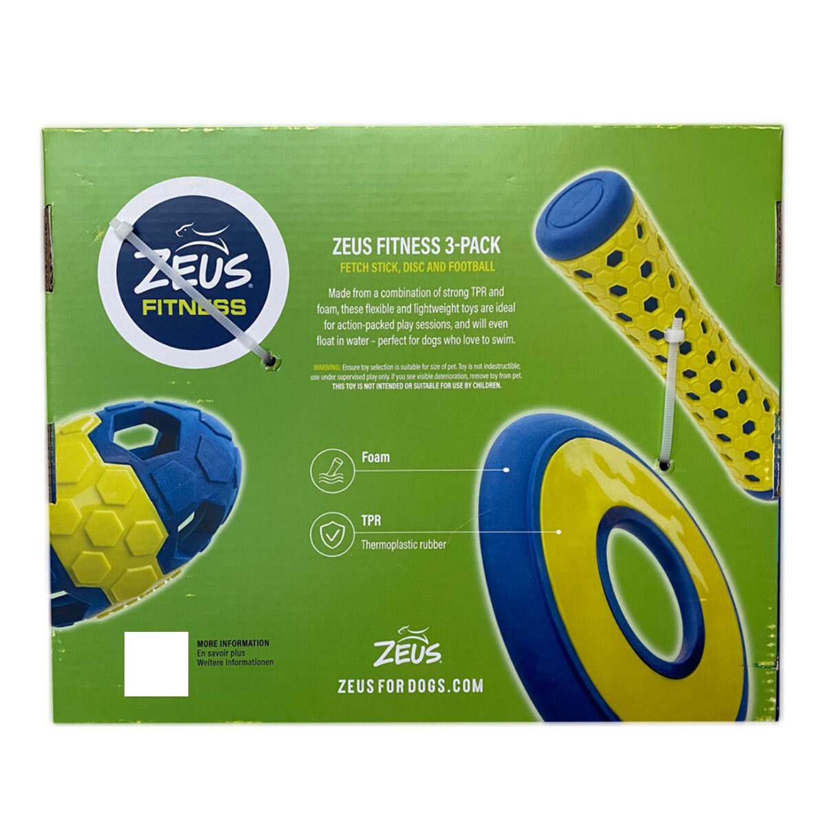 Zeus Fitness 寵物漂浮玩具 3入