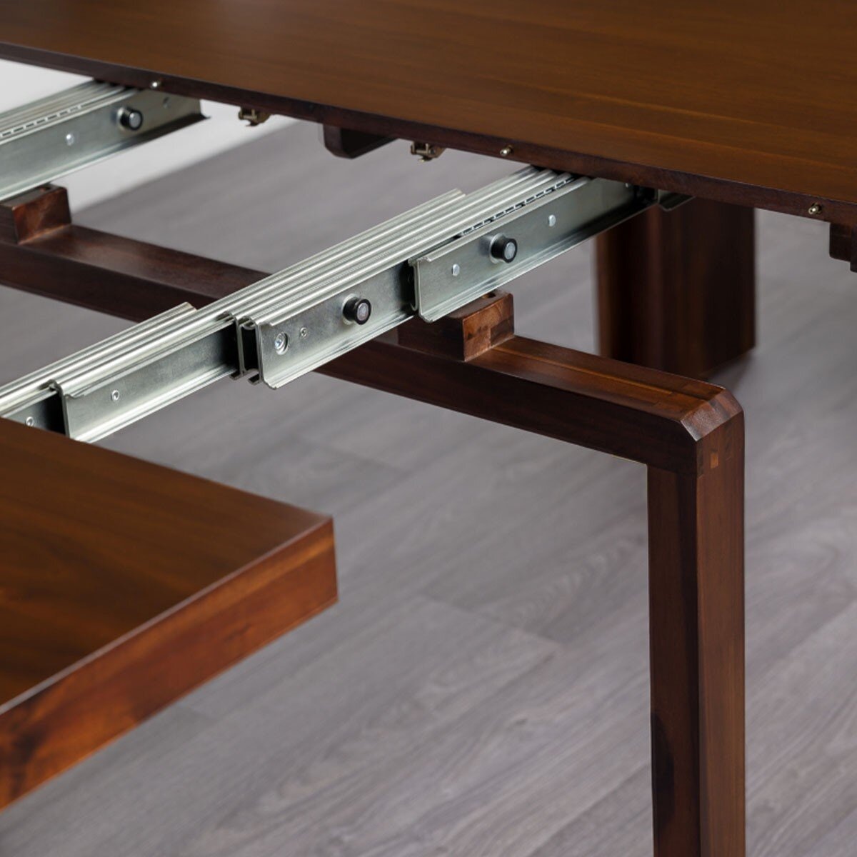Transformer Table 可延伸式餐桌椅組 深咖啡色