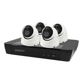Swann 4K 半球型IP攝影機 X 4 + 8通道NVR套裝 2TB HDD Swann 4K 半球型IP攝影機 X 4 + 8通道NVR套裝 2TB HDD