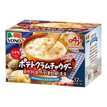 VONO 馬鈴薯蛤蜊濃湯 16.9公克 X 32包 VONO 馬鈴薯蛤蜊濃湯 16.9公克 X 32包