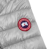 Canada Goose 女可收納短版連帽羽絨外套 淺灰色