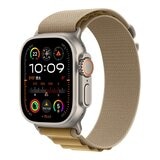 Apple Watch Ultra 2 LTE 49公釐 原色鈦金屬錶殼 附小麥色 高山錶環 M