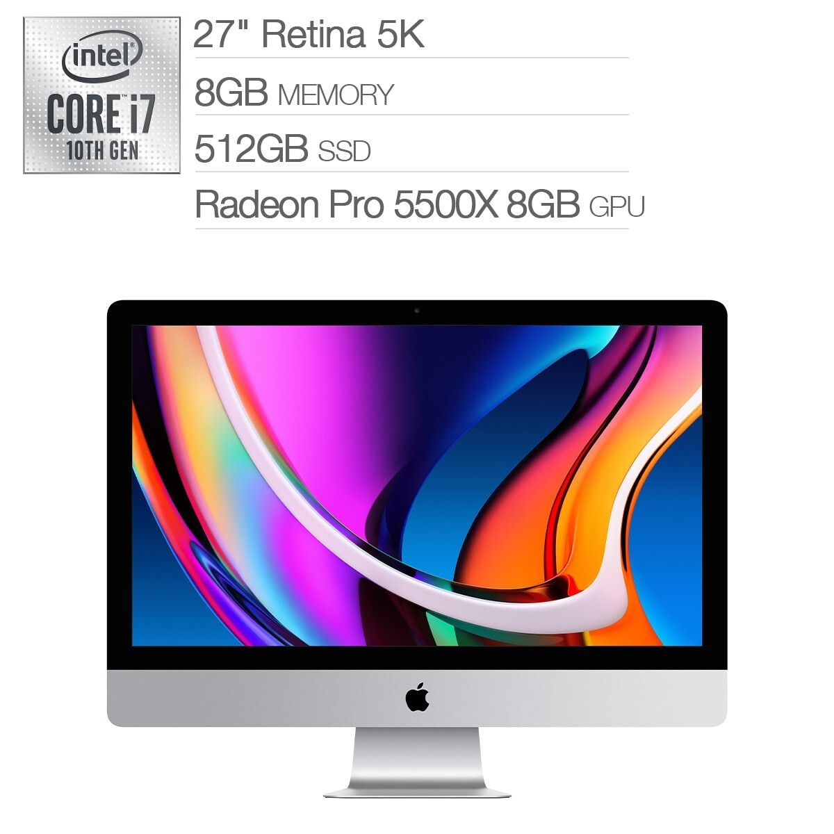 iMac 27吋 i7 八核心 8GB 512GB