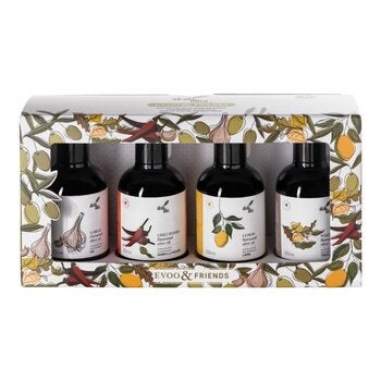Alcala Oliva Flavoured Extra Virgin Olive Oil Gift Set 250ml X 4-Count Alcala Oliva Flavoured Extra Virgin Olive Oil Gift Set 250ml X 4-Count