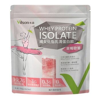 米森 纖女低脂乳清蛋白飲 草莓歐蕾 750公克 米森 纖女低脂乳清蛋白飲 草莓歐蕾 750公克