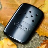 Zippo 暖手爐 + 打火機油 125毫升 黑色