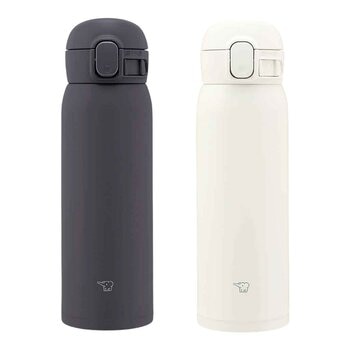 象印 不鏽鋼保冷保溫杯 480毫升 X 2件組 SM-WS48 消光黑+霧光白 象印 不鏽鋼保冷保溫杯 480毫升 X 2件組 SM-WS48 消光黑+霧光白