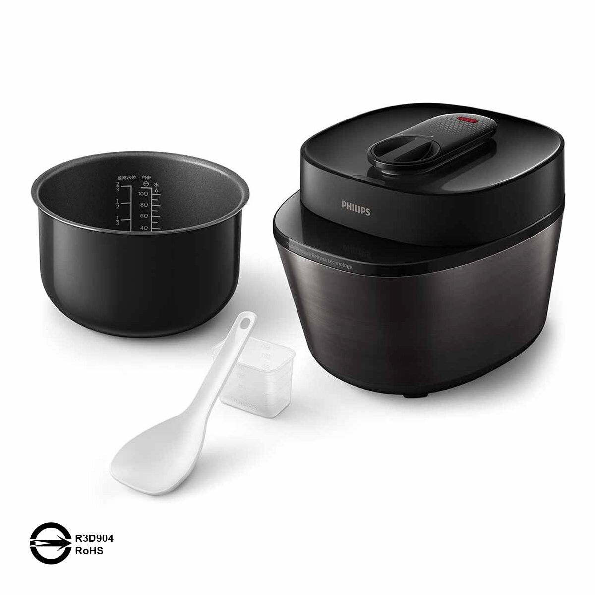 飛利浦 快速洩壓智慧萬用鍋 (黑小萬) HD2151 飛利浦 快速洩壓智慧萬用鍋 (黑小萬) HD2151