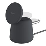 Belkin BoostCharge Pro MagSafe 15W 2合1無線快速充電底座 深灰