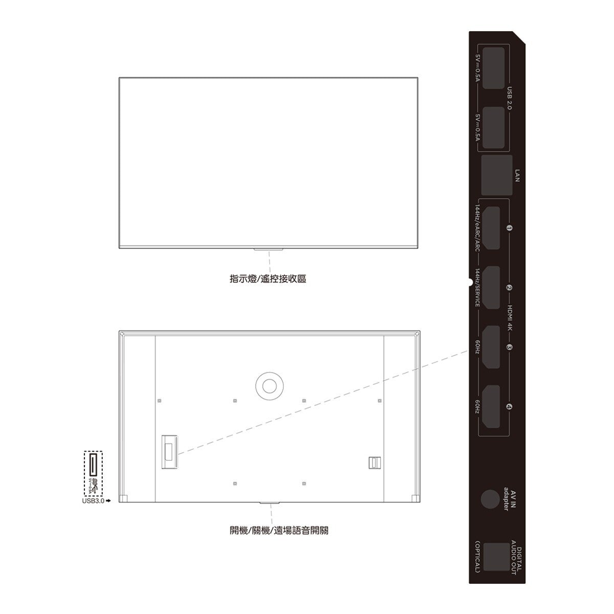 TCL 98吋 C765 4K QD-Mini LED Google TV 量子智能連網液晶顯示器