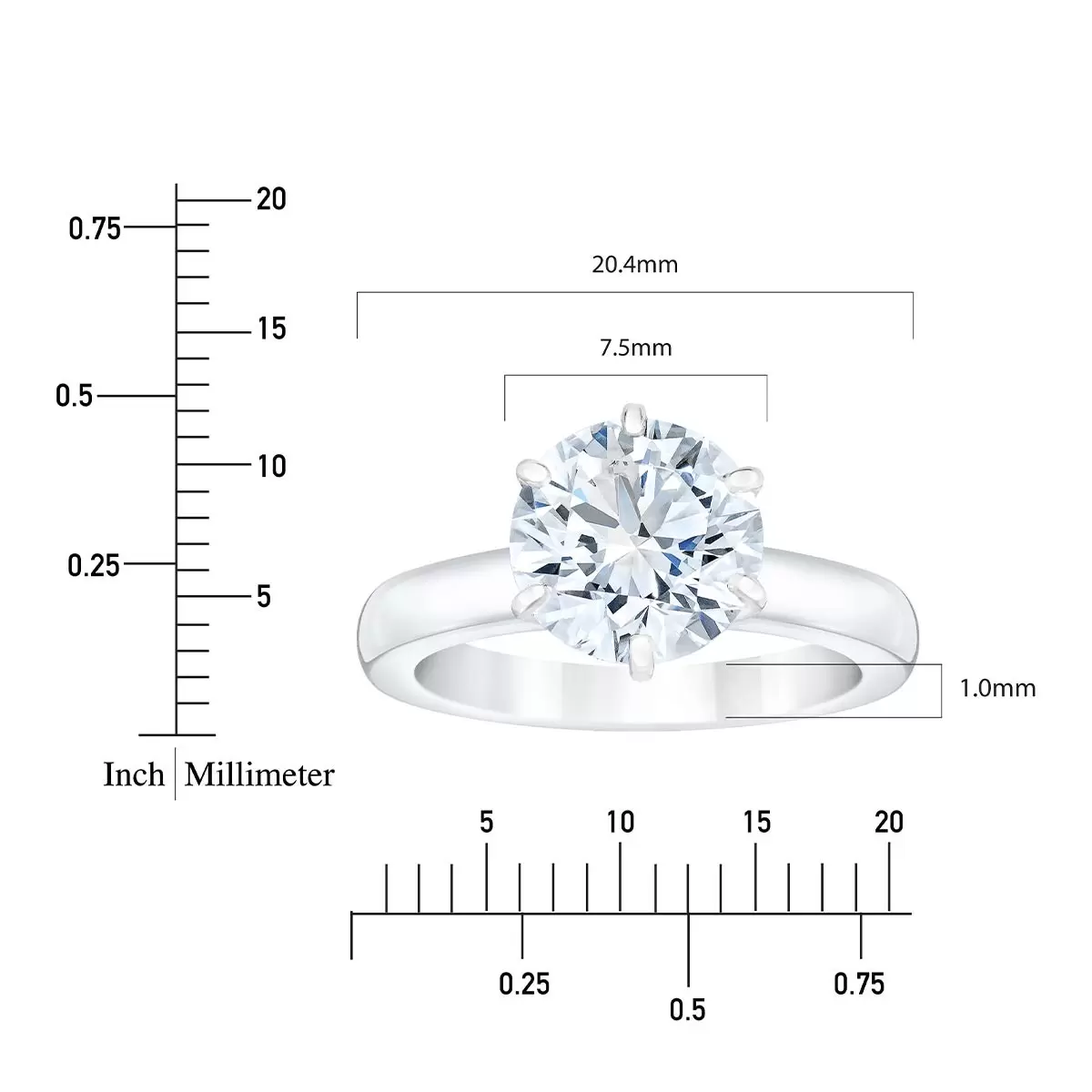 1.60克拉 鉑金 圓形鑽石戒指 VVS2/D