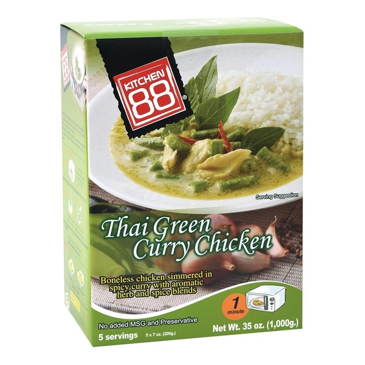 泰式辣味綠咖哩雞肉調理包