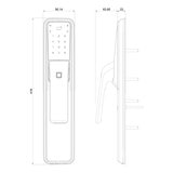 dormakaba AS850 四合一 推拉智慧電子鎖