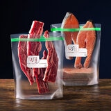 USii優系 高效鎖鮮袋 食物專用立體夾鏈袋組 58入