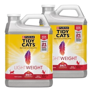 Tidy Cats 超輕量凝結型貓砂 3.86公斤 X 2罐 Tidy Cats 超輕量凝結型貓砂 3.86公斤 X 2罐