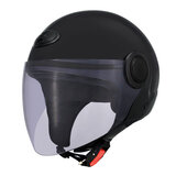 M2R 1/2罩安全帽 騎乘機車用防護頭盔 M-506 亮黑 XL