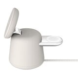 Belkin BoostCharge Pro MagSafe 15W 2合1無線快速充電底座 淺灰