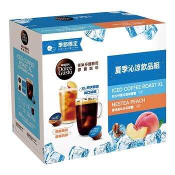 雀巢 多趣酷思 夏季沁涼飲品組 蜜桃風味冰茶+特大杯冰美式 52顆 雀巢 多趣酷思 夏季沁涼飲品組 蜜桃風味冰茶+特大杯冰美式 52顆