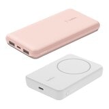 Belkin 行動電源 2入組合包 粉 / 白