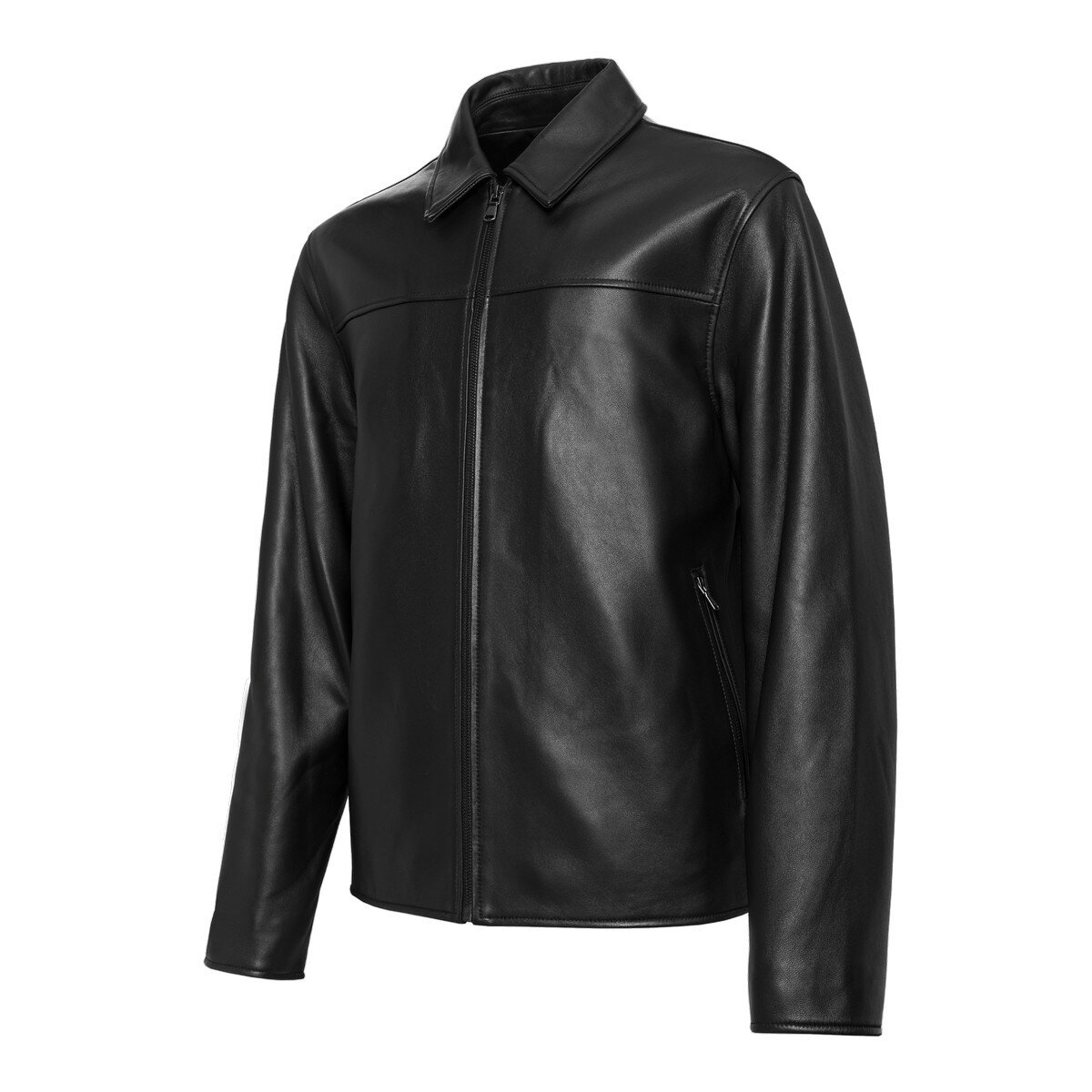 Freedom Design Men's Lambskin Leather Jacket Black