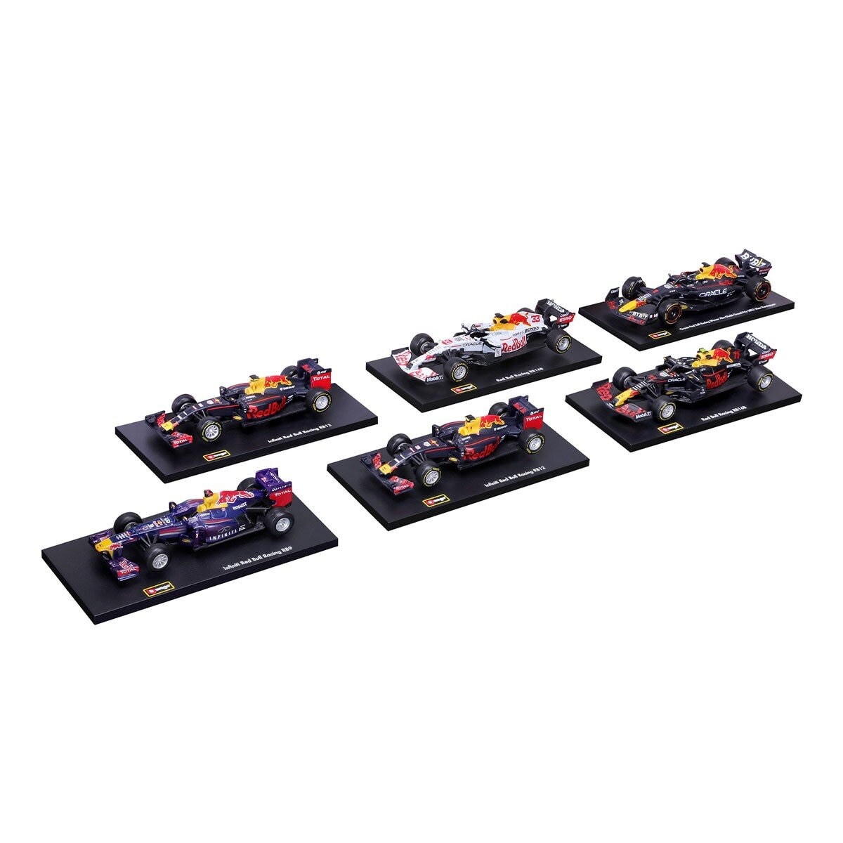 Bburago 1:43 F1 賽車收藏模型車 6入組 Red Bull / 3歲以上