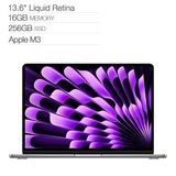 Apple MacBook Air 13吋 搭配 M3 晶片 8 核心 CPU 8 核心 GPU 16GB 記憶體 256GB SSD 太空灰色