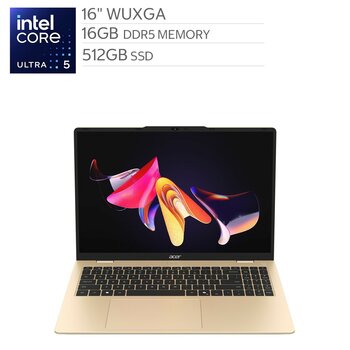 Acer Aspire Lite 16吋 AI筆記型電腦 AM16-53P-50SB Acer Aspire Lite 16吋 AI筆記型電腦 AM16-53P-50SB