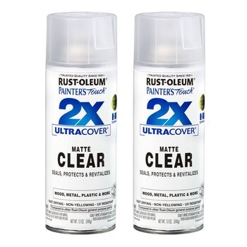 RUSTOLEUM 樂立恩 2X 極致雙效保護漆 消光透明 2入組