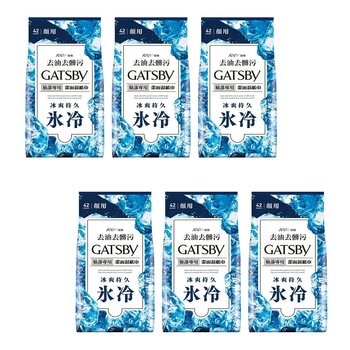 Gatsby 潔面濕紙巾 清爽型 6入