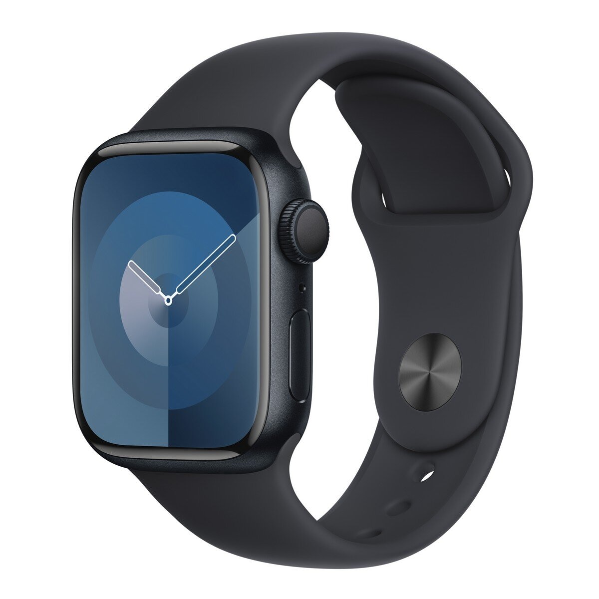 Apple Watch S9 (GPS) 41公釐午夜色鋁金屬錶殼午夜色運動型錶帶