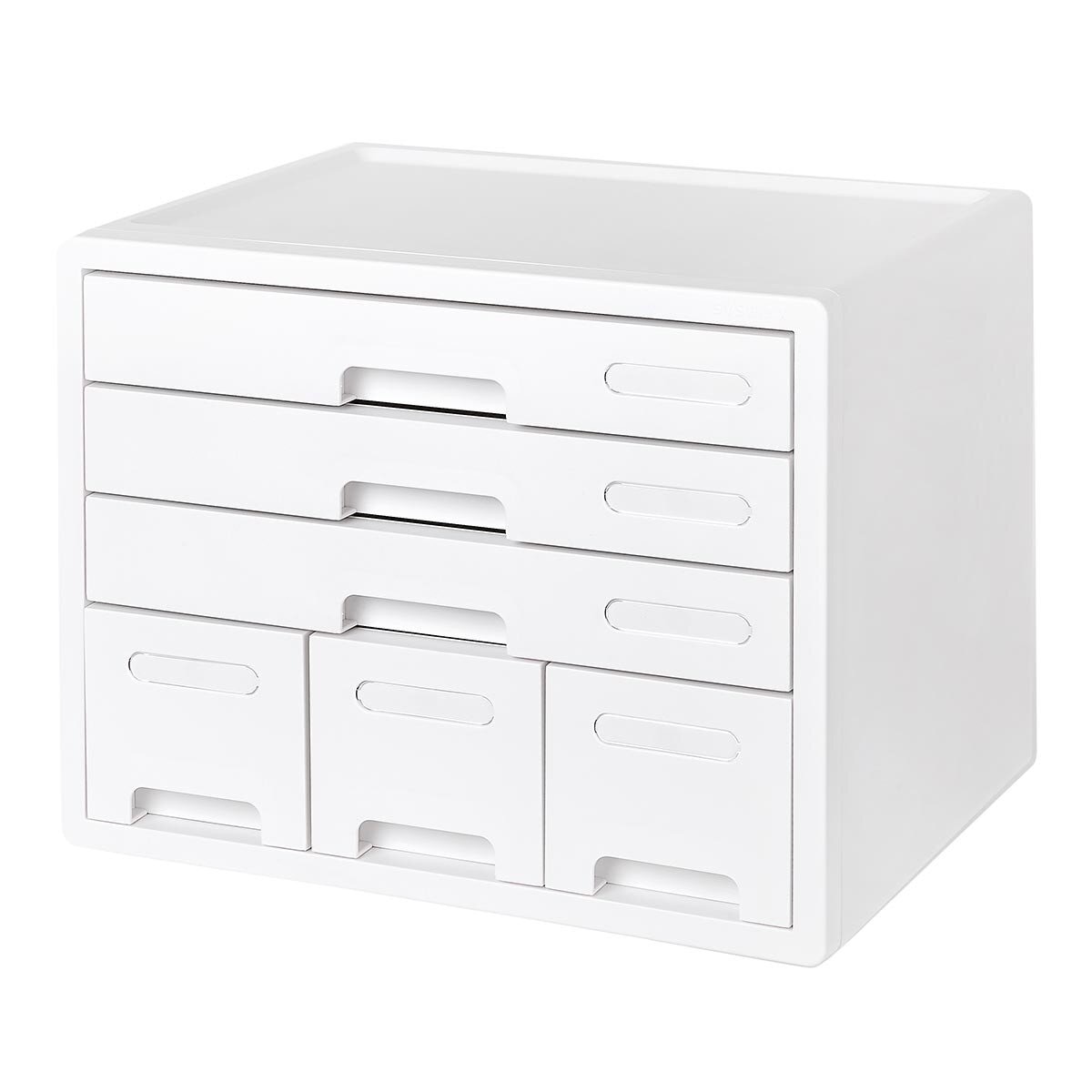 Sysmax 桌上型 4 層資料置物櫃 白色
