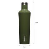 CORKCICLE 不鏽鋼三層真空易口瓶 750毫升 X 2件組 橄欖綠 + 橄欖綠