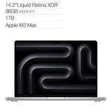 Apple MacBook Pro 14吋 搭配 M3 Max 晶片 14 核心 CPU 30 核心 GPU 1TB SSD 銀色