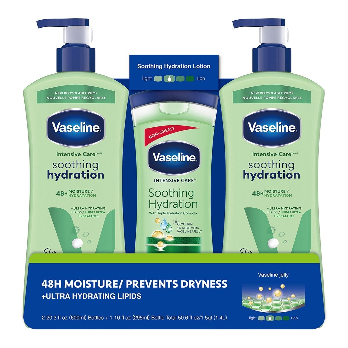 Vaseline 進口潤膚乳液組