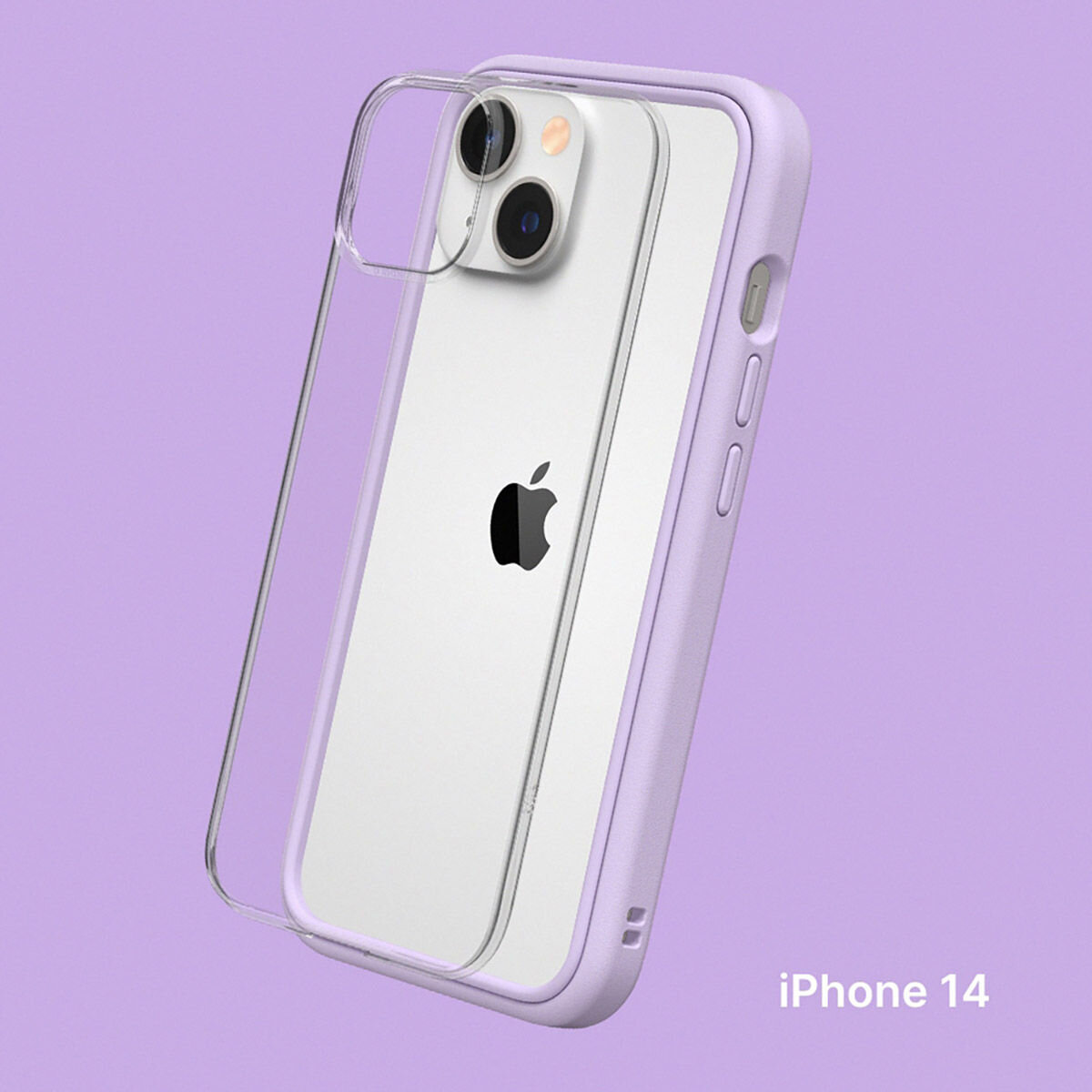犀牛盾 iPhone 14 MOD NX 防摔手機殼 + 9H 3D滿版螢幕玻璃保護貼 紫羅蘭