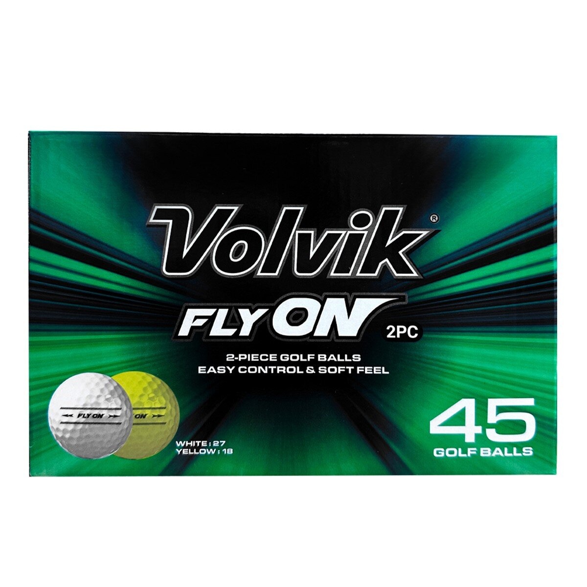 Volvik Fly On 高爾夫二層球 45入