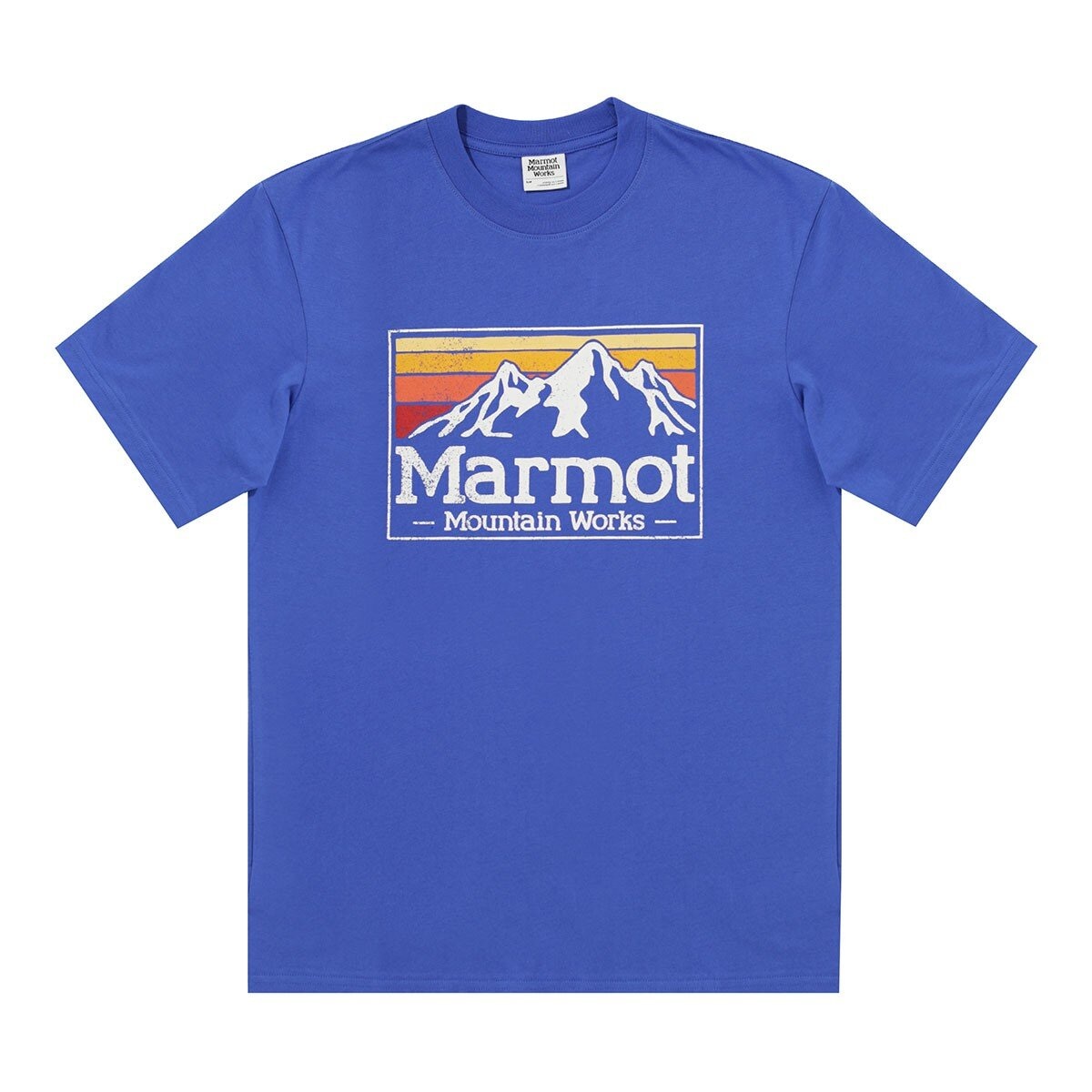 Marmot 男短袖上衣 深藍