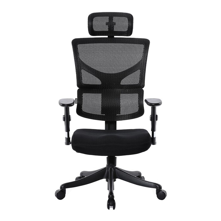 ergoking mesh chair black