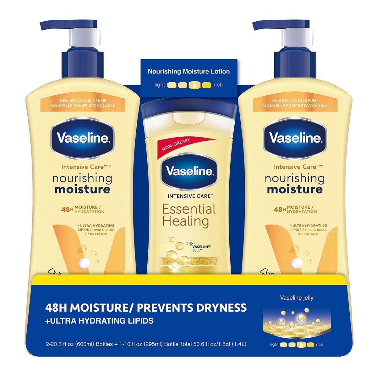 Vaseline 進口潤膚乳液組