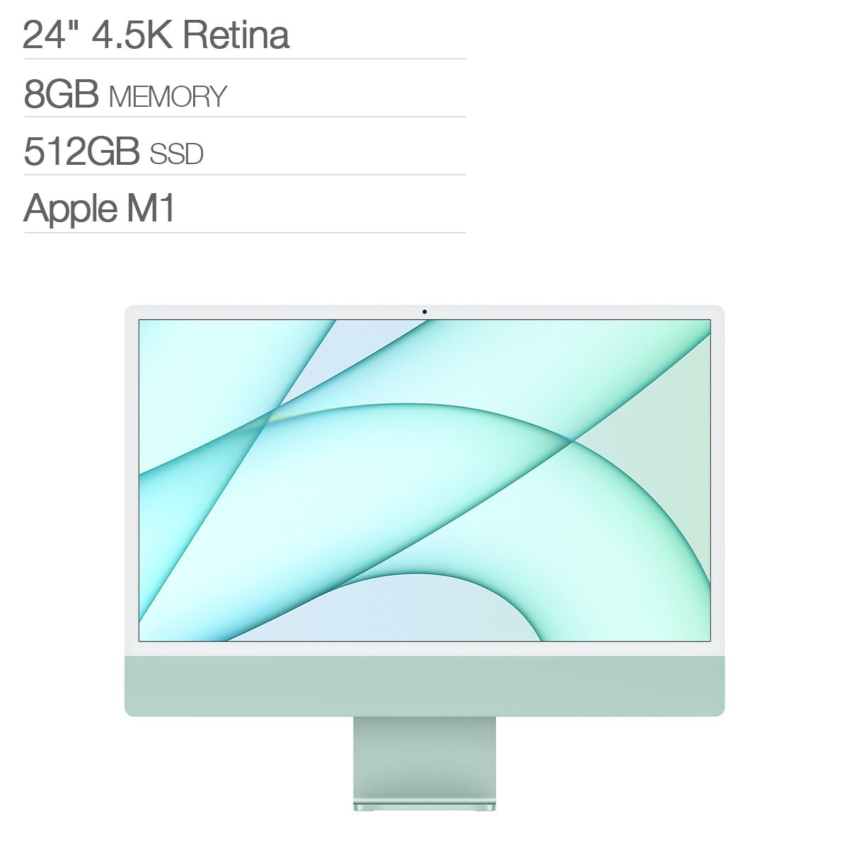 Apple iMac 24吋M1晶片8 核心CPU 8 核心GPU 8GB 512GB | Costco 好市多