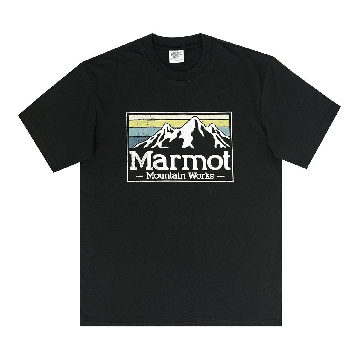 Marmot 男短袖上衣 黑