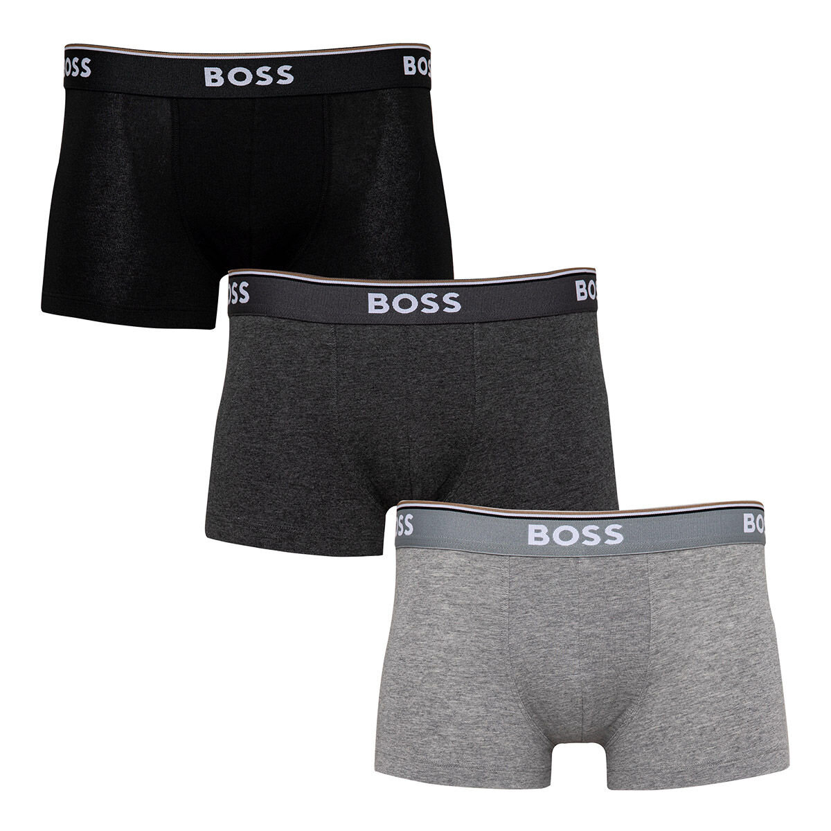 Hugo Boss Men's Boxer 3-Pack Gray