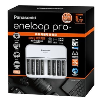 Panasonic Eneloop Pro 8槽充電組套裝 K-KJ63HC80TW