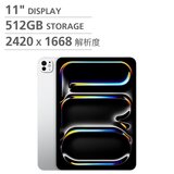 Apple 11 吋 iPad Pro Wi-Fi 512GB 配備標準玻璃