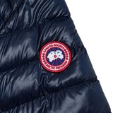 Canada Goose 女可收納短版連帽羽絨外套 深藍色