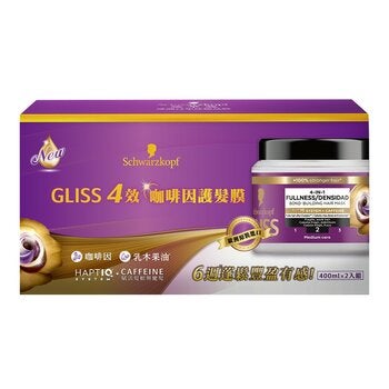 施華蔻 GLISS 4效咖啡因護髮膜 400毫升 X 2入 施華蔻 GLISS 4效咖啡因護髮膜 400毫升 X 2入