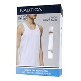 Nautica 男士背心三入組 白色