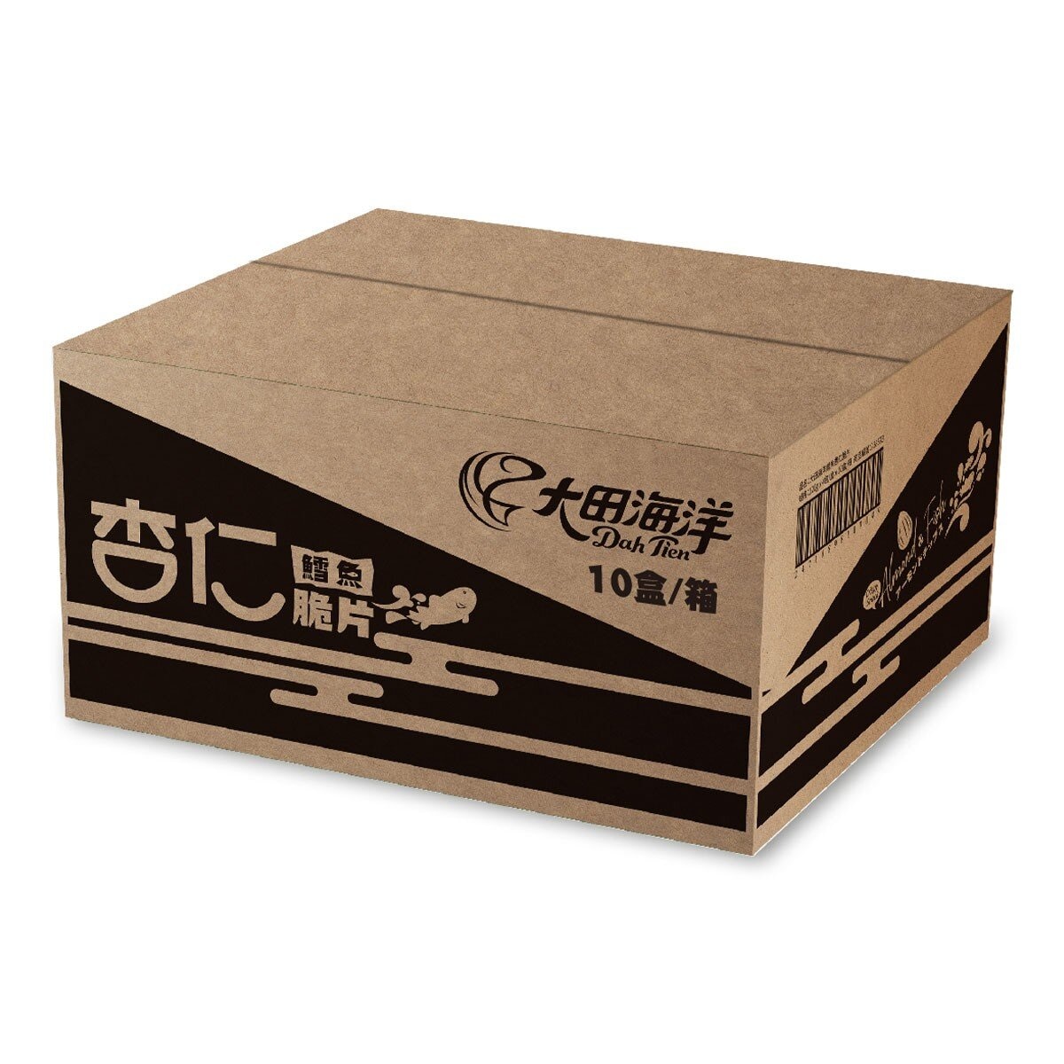 大田海洋 鱈魚杏仁脆片 120公克 X 4入 X 10盒
