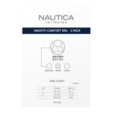 Nautica 女舒適無鋼圈內衣兩入組